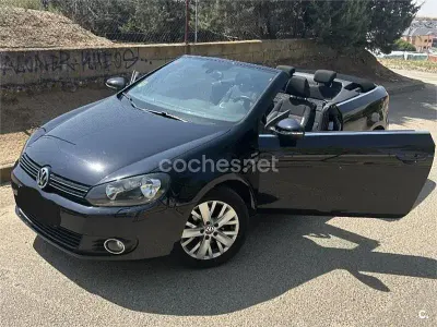Usado VW Golf Cabriolet 105 CV (77 kW) 2013 Negro Descapotable