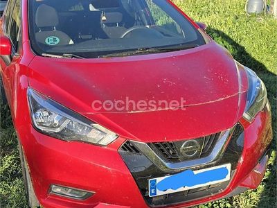 Usado Nissan Micra Acenta 90 CV (66 kW) 2017 Rojo Utilitario