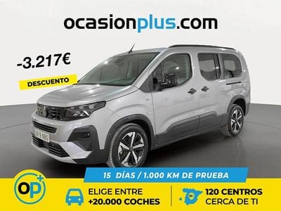 Usado Peugeot Rifter GT 130 CV (95 kW) 2025 Gris Monovolumen