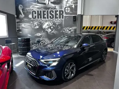 Usado Audi A3 Sportback S-Line 150 CV (110 kW) 2022 Azul Utilitario