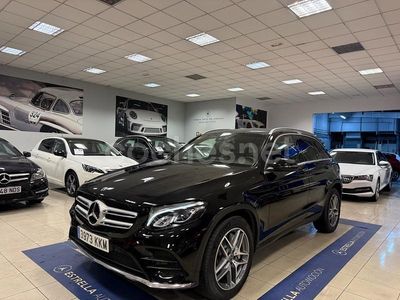 Usado Mercedes GLC220 170 CV (125 kW) 2018 Negro SUV
