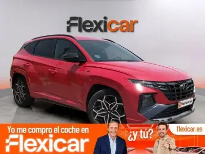Usado Hyundai Tucson N Line 150 CV (110 kW) 2022 Rojo SUV