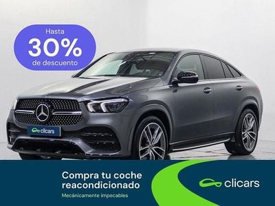 Usado Mercedes GLE400 330 CV (242 kW) 2020 Gris Coupe
