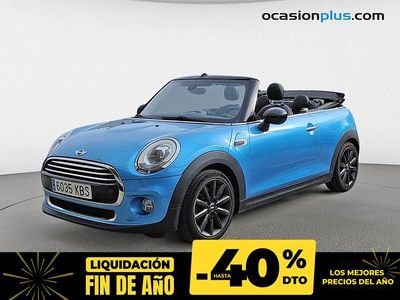 Azul Usado 2017 Mini Cooper D Cabriolet Descapotable | 16.195 € (Buen precio)