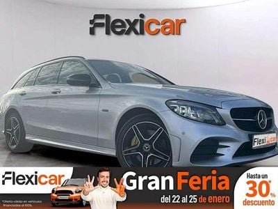 Gris Usado 2021 Mercedes C350e Familiar | 22.990 € (Precio justo)