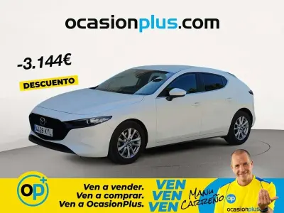 Käytetty Mazda 3 122 HP (89 kW) 2019 Valkoinen Viistoperä