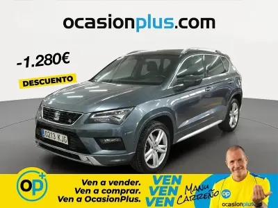 Usado Seat Ateca FR 150 CV (110 kW) 2018 Gris SUV