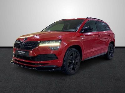 Usado Skoda Karoq SportLine 150 CV (110 kW) 2020 Rojo SUV