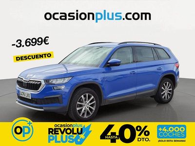 Usado Skoda Kodiaq Ambition 150 CV (110 kW) 2022 Azul SUV
