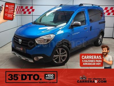 Usado Dacia Dokker Ambiance 75 CV (55 kW) 2016 Azul Monovolumen