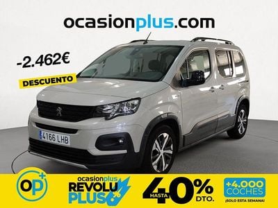 Usado Peugeot Rifter GT-line 100 CV (73 kW) 2020 Beige Monovolumen