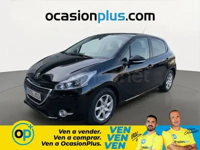 Usado Peugeot 208 Style 68 CV (50 kW) 2015 Azul Utilitario