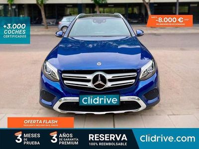 Usado Mercedes GLC250 204 CV (150 kW) 2017 Azul SUV