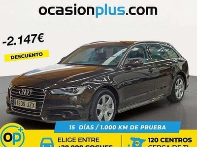 Usado Audi A6 272 CV (200 kW) 2017 Marrón Familiar