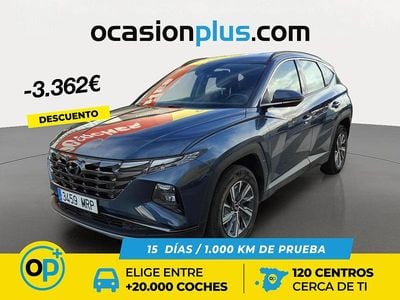 Azul Usado 2024 Hyundai Tucson SUV | 24.890 € (Precio justo)