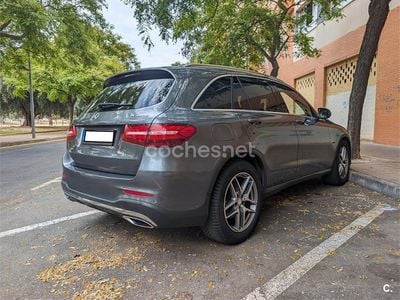 Usado Mercedes GLC220 AMG line 170 CV (125 kW) 2016 Gris / plata SUV