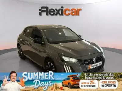 Usado Peugeot 208 Allure 100 CV (73 kW) 2025 Gris Utilitario
