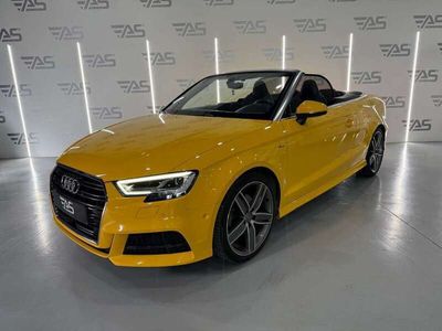 Amarillo Usado 2017 Audi A3 Cabriolet S-Line Descapotable | 31.500 €