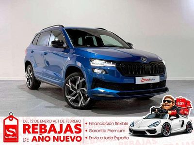 Usado Skoda Karoq SportLine 150 CV (110 kW) 2024 Azul SUV