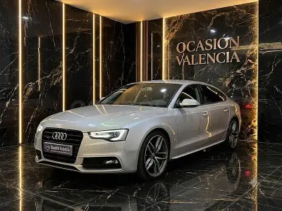 Usado Audi A5 Sportback 218 CV (160 kW) 2016 Gris / plata Utilitario