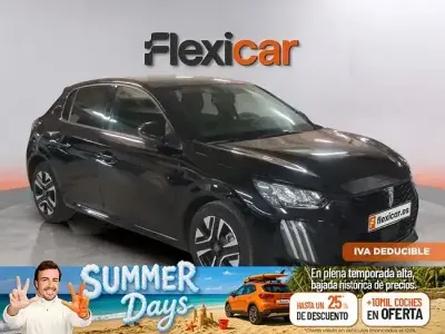 Usado Peugeot 208 Allure 100 CV (73 kW) 2025 Negro Utilitario