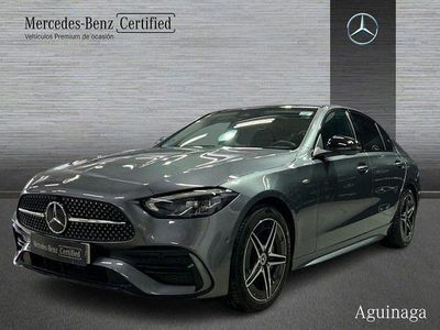 Usado Mercedes C300e AMG line 313 CV (230 kW) 2025 Gris selenita