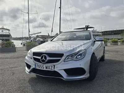 Usado Mercedes E220 170 CV (125 kW) 2015 Gris / plata Descapotable