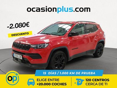 Usado Jeep Compass Night Eagle 130 CV (95 kW) 2022 Rojo SUV