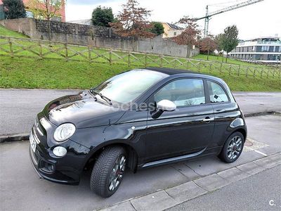 Usado Fiat 500C S 69 CV (50 kW) 2015 Negro Descapotable