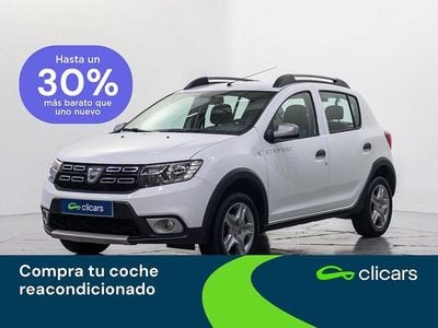 Usado Dacia Sandero Stepway Ambiance 90 CV (66 kW) 2018 Blanco Berlina