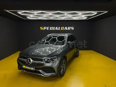 Usado Mercedes GLC200 163 CV (119 kW) 2021 Gris / plata SUV