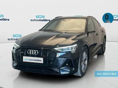 Usado Audi e-tron 300 kW (408 CV) 2020 Negro SUV
