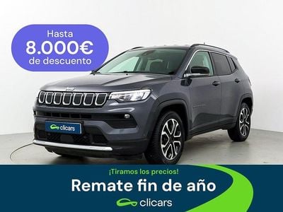 Gris Usado 2021 Jeep Compass Limited SUV | 18.990 € (Precio justo)