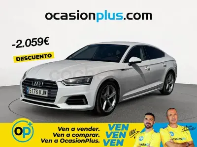 Usado Audi A5 Sportback Sport 150 CV (110 kW) 2018 Blanco Utilitario
