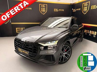 Usado Audi Q8 S-Line 286 CV (210 kW) 2022 Gris SUV