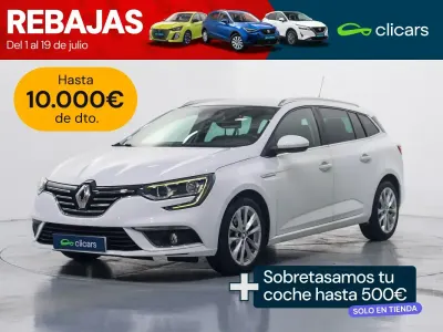 Usado Renault Mégane GrandTour Zen 130 CV (95 kW) 2017 Blanco Familiar