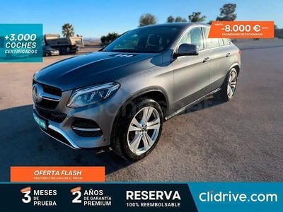 Usado Mercedes GLE350 258 CV (189 kW) 2018 Gris / plata Coupe