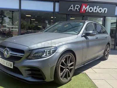 Usado Mercedes C43 AMG AMG 390 CV (286 kW) 2019 Gris / plata Familiar