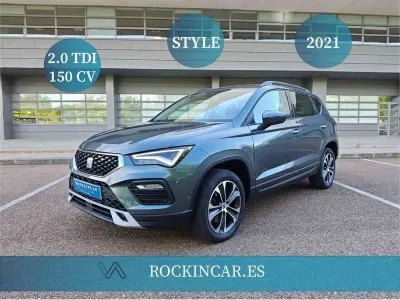 Usado Seat Ateca Style 150 CV (110 kW) 2021 Gris SUV