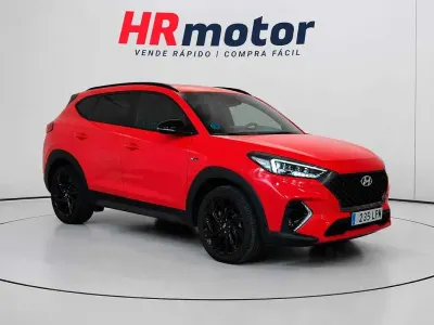 Usado Hyundai Tucson N Line 136 CV (100 kW) 2021 Rojo SUV