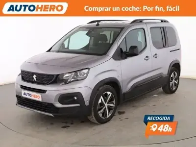 Usado Peugeot Rifter GT 102 CV (75 kW) 2021 Gris Monovolumen