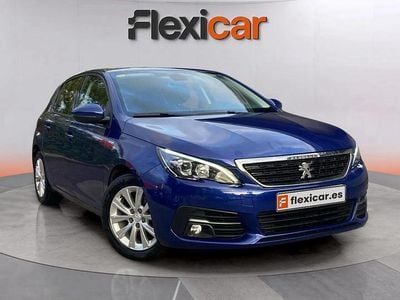 Usado Peugeot 308 Access 131 CV (96 kW) 2020 Azul Berlina