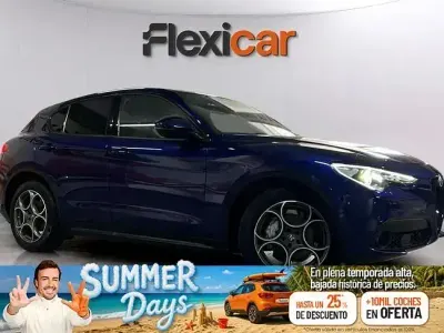 Usado Alfa Romeo Stelvio Sprint 160 CV (117 kW) 2022 Azul SUV