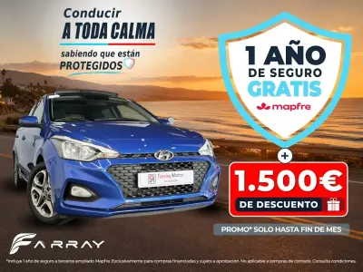 Usado Hyundai i20 85 CV (62 kW) 2019 Azul Utilitario