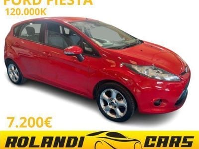 Usado Ford Fiesta Ambiente 60 CV (44 kW) 2009 Rojo Utilitario