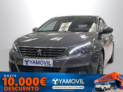 Usado Peugeot 308 Allure 131 CV (96 kW) 2021 Gris Utilitario