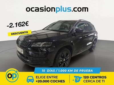 Usado Skoda Karoq SportLine 150 CV (110 kW) 2021 Negro SUV