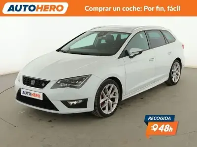 Usado Seat Leon FR 150 CV (110 kW) 2016 Blanco Familiar
