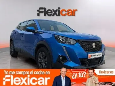 Usado Peugeot 2008 Active 100 CV (73 kW) 2021 Azul SUV
