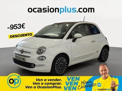 Usado Fiat 500 Lounge 69 CV (50 kW) 2018 Blanco Utilitario